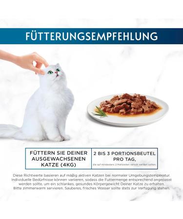 Gourmet PURINA GOURMET Perle Beef Cat Food - 26 Pack of Wet Food Strips (85g Each) - Premium International Shipping - Buy Online on SooperMarket.com