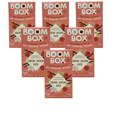BOOM BOX Raspberry Vanilla Oatmeal - 300g - A Delightful Blend of Fruit and Vanilla Flavors