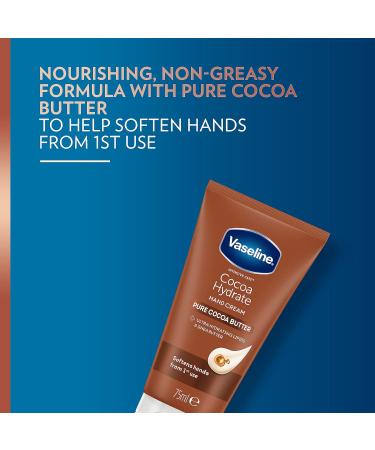 Vaseline Intensive Care Cocoa Hydrate moisturiser with ultra-hydrating lipids and shea butter Hand Cream for dry hands 75 ml 75 ml (Pack of 1) - Buy Online on SooperMarket.com