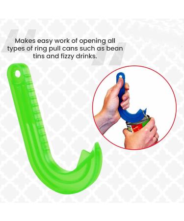SUL Ring Pull Can Opener Designed for Weak Hands Weak Grip or Limited Dexterity Arthritis Elderly Children and Anyone with Low Strength Makes Easy Work of Opening Cans jar (Green) - Buy Online on SooperMarket.com