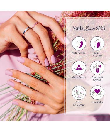SNS Nail Dip Powder - Lavender Mist | Long-Lasting Dip Nail Color | Low-Odor No UV Lamp | 1 OZ - Buy Online on SooperMarket.com