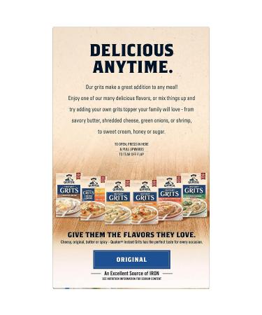 Quaker Instant Grits  Original  0.98oz Packets (10 Pack) - Buy Online on SooperMarket.com