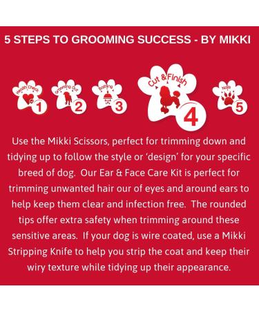 Mikki Dog Puppy Grooming Stripping Knife | Handheld Stripping Blade Tool for Coarse Hair Coats - Blue - Buy Online on SooperMarket.com