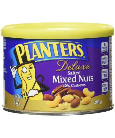 Planters Deluxe Mix Nuts 40% Cashews Roasted 200 Grams & Almonds Roasted Salted 200g Mix Nuts + Almonds 200g - Buy Online on SooperMarket.com