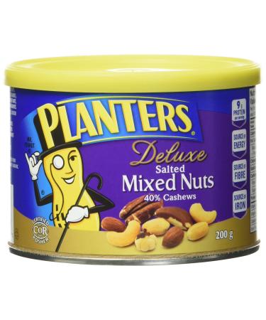 Planters Deluxe Mix Nuts 40% Cashews Roasted 200 Grams