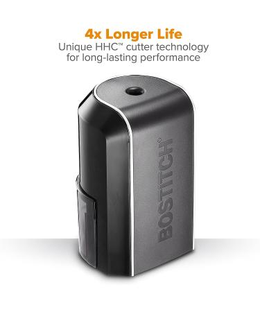 Bostitch Electric Pencil Sharpener | Powerful Motor | Prevents Over-Sharpening | Black (EPS5V-BLK) - Buy Online on SooperMarket.com