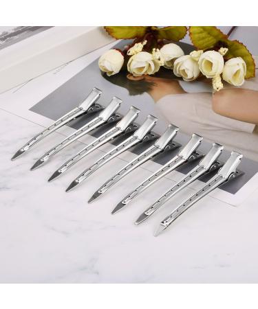 Duck Bill Hair Clips 3.5 Inches - 24 Piece Metal Alligator Curl Clips for Women Styling - Buy Online on SooperMarket.com