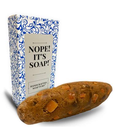 Fake Poop Soap-Turd-Bar - Nope It s Soap - Handcrafted Artisanal Soap for Men Funny Realistic Poop Gag Gift Harmless Prank for Kids and Adults Vanilla Scent
