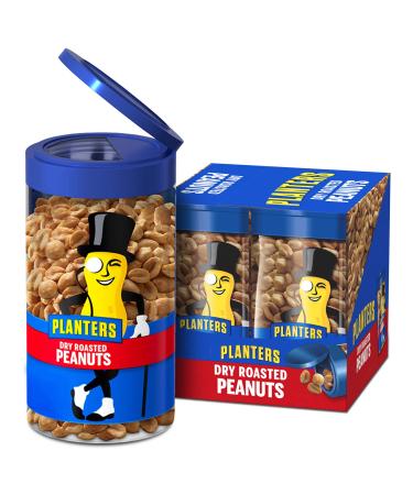 Planters Pop & Pour Dry Roasted Peanuts, (4 - 7 oz. Jars)