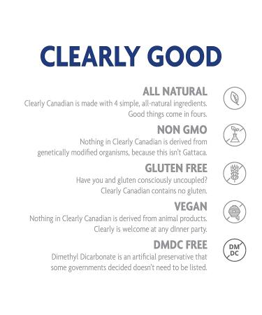 Clearly Canadian Mountain Blackberry Sparkling Spring Water - 12 Bottles x 325mL Case, Natural & Carbonated Seltzer Water - Buy Online on SooperMarket.com