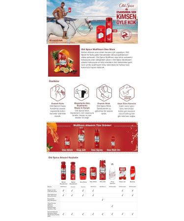 Old Spice Wolfthorn Deodorant Stick 50ml/1.7oz (Pack of 6) - Long-Lasting Scent for Men - Buy Online on SooperMarket.com