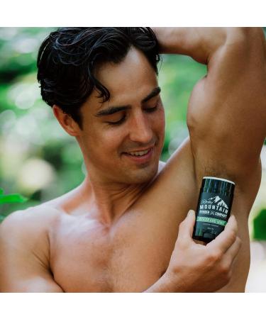 Natural Deodorant for Men - Aluminum Free - Made with Simple Plant-Based Ingredients & Peppermint Essential Oil - Made in USA - Woodland Mint Scent - 2 .65 oz - Buy Online on SooperMarket.com
