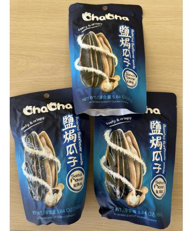 ChaCha Roasted Sunflower Seeds (3 bags) (1 Salted flavor) Salted flavor 1