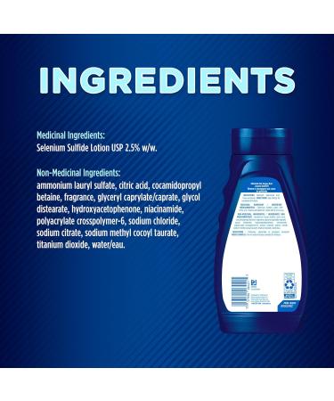 Selsun Blue Anti-Dandruff Shampoo 250mL Dandruff Treatment with 2.5% Extra Strength Selenium Sulfide and Pro-Vitamin B5 Selsun Blue 2.5% 250 ml (Pack of 1) - Buy Online on SooperMarket.com
