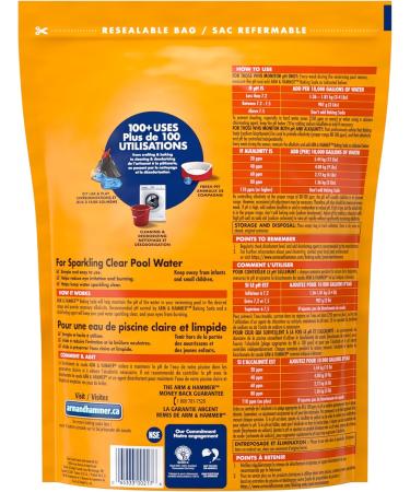 ARM & HAMMER Baking Soda For Cleaning and Deodorizing 4.89-kg Resealable Bag 4.9 kg (Pack of 1) - Buy Online on SooperMarket.com