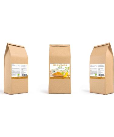 Cellavita Bio Curcuma Vita - 500g Organic Turmeric Powder with Black Pepper & Saffron | 4-Month Supply - Buy Online on SooperMarket.com
