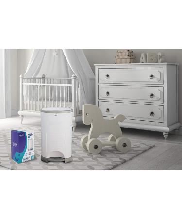 Babyfeel DEKOR CLASSIC Diaper Pail Refills - 8 Pack | 30% Extra Thickness | Powerful Odor Elimination | Powder Scent | Up to 3960 Diapers - Buy Online on SooperMarket.com