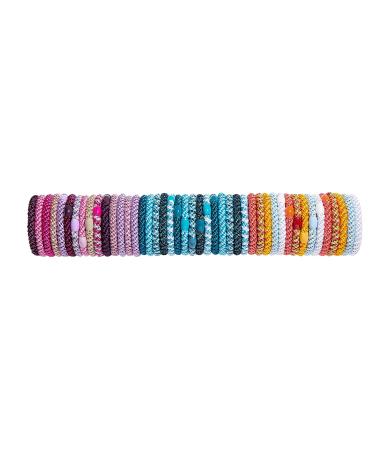 L. Erickson Grab & Go Ponytail Holder Denim Set of 12 - Secure and Gentle Hold - Buy Online on SooperMarket.com