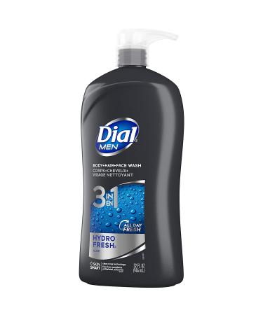 Dial Men 3in1 Body, Hair, and Face Wash Hydro Fresh 32 fl oz - Pack of 1 - Buy Online on SooperMarket.com