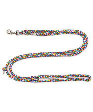 Dogeline Double -leash exercise line for medium dogs up to 45 kg over 39 colors very stable (2.80 m sailing) 2.80 m 6 colored sailing