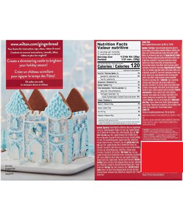 Winter Castle Gingerbread House Kit with Candy, Icing, and Fondant - DIY Gingerbread House Decorating Kit with Holiday Stickers Included - Buy Online on SooperMarket.com