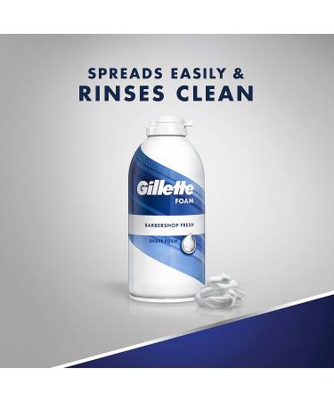 Gillette Barbershop Fresh Shave Foam 11 oz - Smooth Shaving Cream - Buy Online on SooperMarket.com
