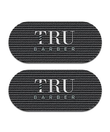 TRU BARBER Hair Grippers  for Men and Women - Salon and Barber  Hair Clips for Styling  Sectioning  Cutting and Coloring  Nonslip Grips  Hair holder (Black/White)