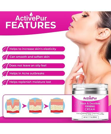 ActivePur Collagen & Retinol Firming Cream for Eyes, Face & Neck - Anti-Aging, Tightening & Repairing Formula - 1.7 Oz - Buy Online on SooperMarket.com