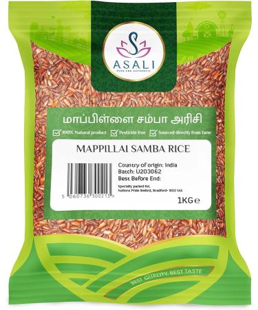 Asali Traditional Mapilai Samba Rice 2kg(1kg x 2packs) - Buy Online on SooperMarket.com