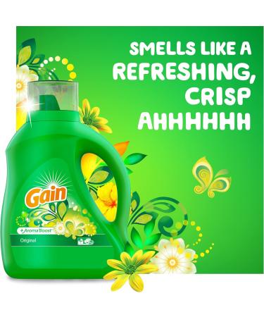Gain Liquid Laundry Detergent Original Scent 65 fl oz - 90 Loads (2 Pack) | HE Compatible - Buy Online on SooperMarket.com