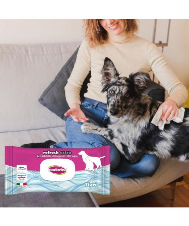 INODORINA Dog Hygiene Additional Towels - Floral Tiare Scented Perfect for International Shipping - Buy Online on SooperMarket.com