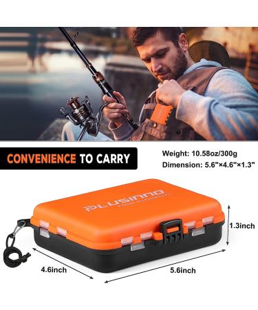 PLUSINNO 201pcs Fishing Accessories Kit in Tackle Box - Hooks, Weights, Split Shot Gear for Bass, Trout, Catfish - Buy Online on SooperMarket.com