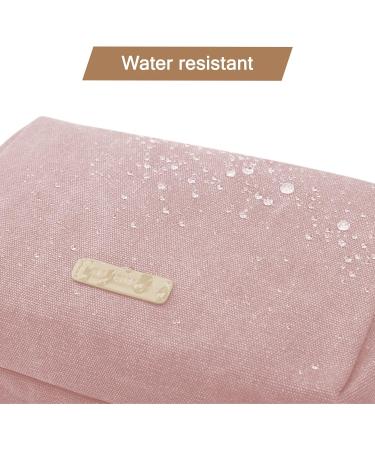 Toiletry Bag for Women BAGSMART Travel Toiletry Organizer Dopp Kit Water-Resistant Shaving Bag for Toiletries Accessories Pink Canvas Pink Canvas -Medium - Buy Online on SooperMarket.com