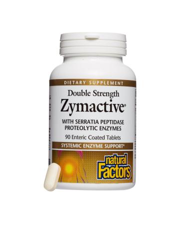 Natural Factors Zymactive Double Strength 90 Enteric Coated Tablets