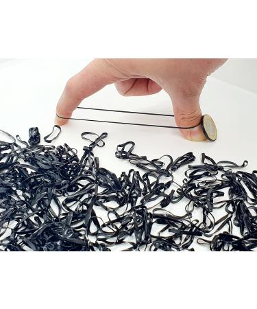 700 PCS Elastics Hair Bands Hair Elastics Small Elastic Bands For Hair Hair Band Small Hair Bands (Black)