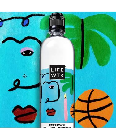 LIFEWTR Premium Purified Water 700 mL - pH Balanced with Electrolytes - Flip Cap Bottle - Buy Online on SooperMarket.com