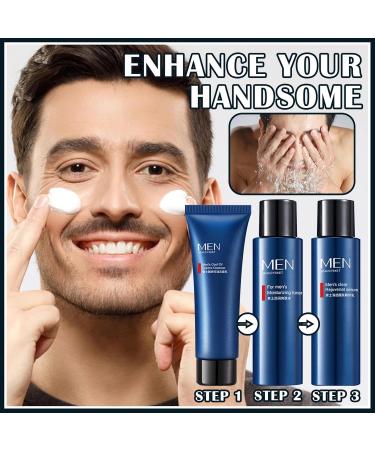 Men's Facial Skin Care Kit - Hydrating Skincare Set for Nourishing Moisturizer & Anti-Aging Care - Buy Online on SooperMarket.com