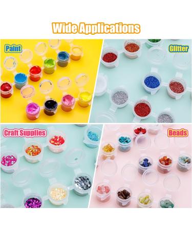 36 Large Empty Paint Pots with Lids - 5ml/0.17oz Acrylic Paint Containers for Kids Classroom Art Supplies - Buy Online on SooperMarket.com