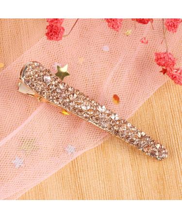 12 Pcs Rhinestone Alligator Hair Clips - Stylish Crystal Duckbill Clips for Women and Girls | Hair Styling Tools and Accessories - Buy Online on SooperMarket.com