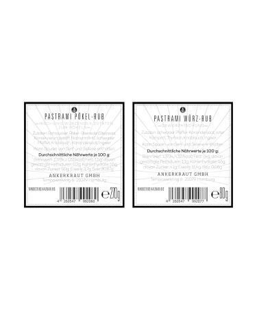 Ankerkraut Pastrami Set - Ultimate BBQ Pit Recipe for Flavorful Pastrami | International Shipping Available - Buy Online on SooperMarket.com
