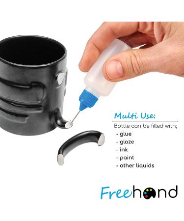Precision Tip Applicator Bottle Four 1 Oz. Bottles and 12 Tips for Multi-Purpose Use - Buy Online on SooperMarket.com