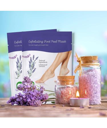 Foot Peel Mask for Exfoliating Calloused Heels - Deep Skin Treatment for Soft and Smooth Feet - Men and Women - Buy Online on SooperMarket.com