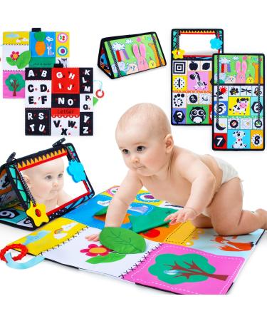 Inbeby Baby SPIEGEL TOSE DEFORT DOROVE BAB Toys 0 6 months Baby Busy Toys Black White Contrast Pattern ABC Alphabet for newborns