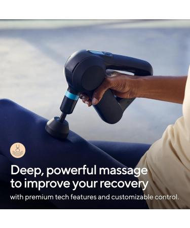Theragun Elite - Handheld Electric Massage Gun - Bluetooth Enabled Percussion Therapy Device for Athletes - Powerful Deep Tissue Muscle Massager with QuietForce Technology - (Black - 5th Generation) - Buy Online on SooperMarket.com