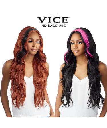 Sensationnel Vice Lace Front Wig - HD Transparent Lace - Pre-Plucked Hairline - Vice Unit 12 - HBRED/1 - Buy Online on SooperMarket.com