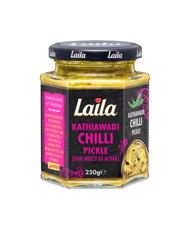 Laila Kathiawadi Chilli Pickle 12x250g