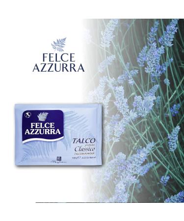Buy Felce Azzurra Classico Body Powder - 12 Pack (100g) - Natural Dye-Free Dermatologically Tested - International Shipping - Buy Online on SooperMarket.com