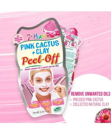 7th Heaven Pink Cactus Clay Peel Off Sachet 10ml - Buy Online on SooperMarket.com