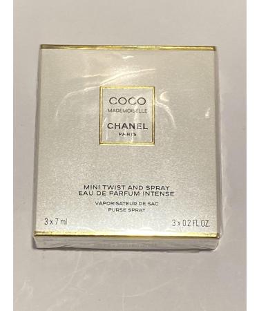 Chanel Coco Mademoiselle Twist & Spray Eau De Parfum - Coco Mademoiselle - 3x20ml/0.7oz 2.1 Oz Floral Orange Rose Vanilla 2.1 Ounce (Pack of 1) - Buy Online on SooperMarket.com