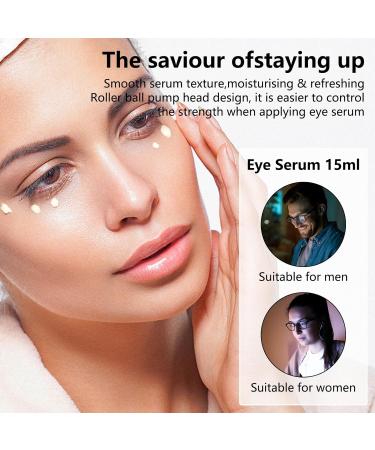 Rollerball Eye Cream | Moisturizing Dark Circle Reducer | Eye Serum 15ml - Shop Internationally - Buy Online on SooperMarket.com
